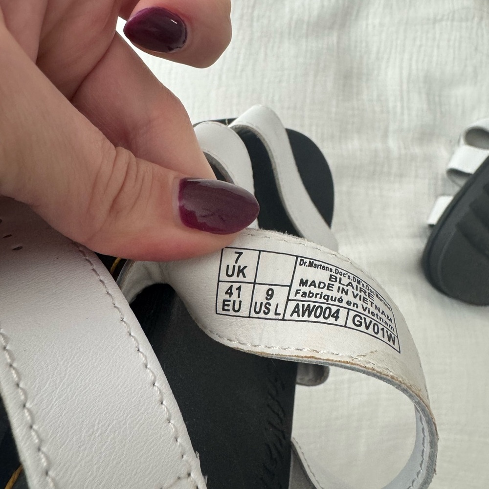 Dr. Martens White Sandals - Picture 3 of 3